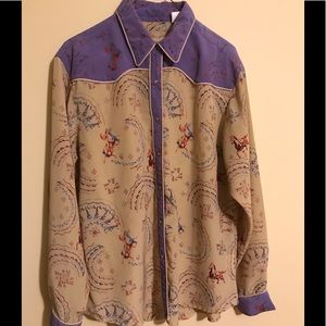 Vintage Wrangler L blouse